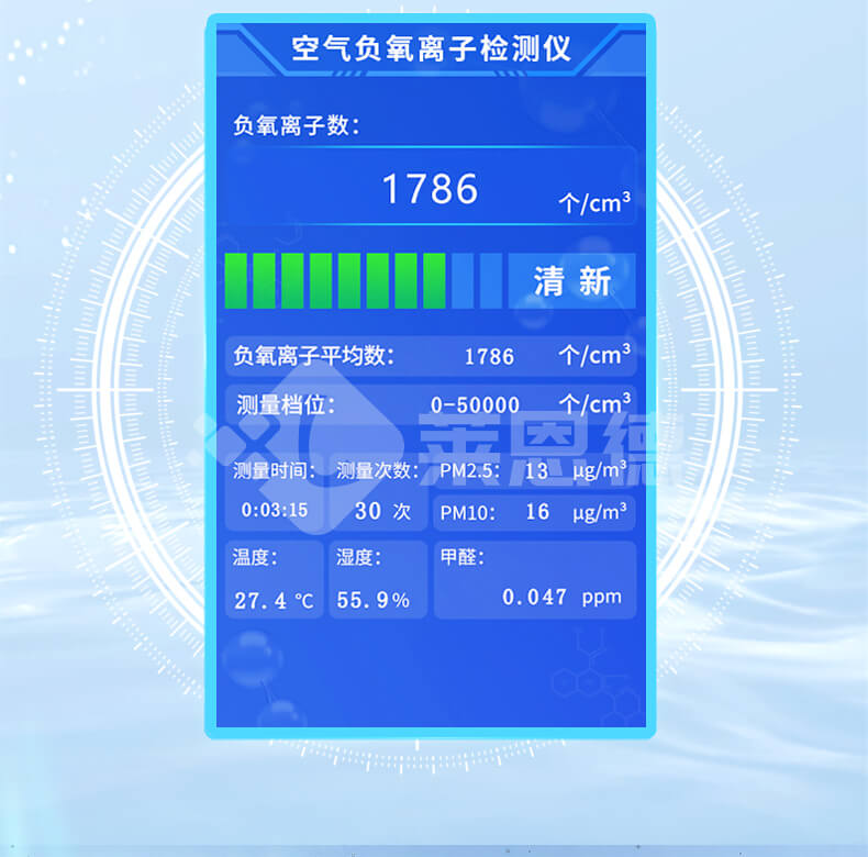 便攜式負(fù)離子檢測儀