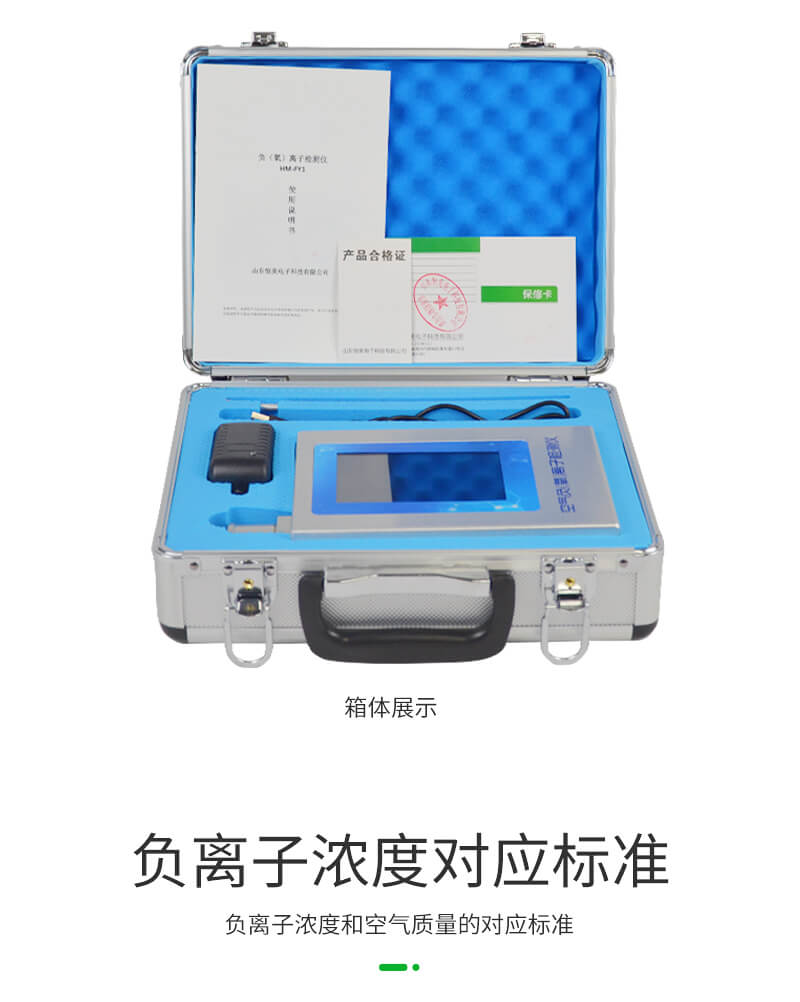 便攜式負(fù)離子檢測儀