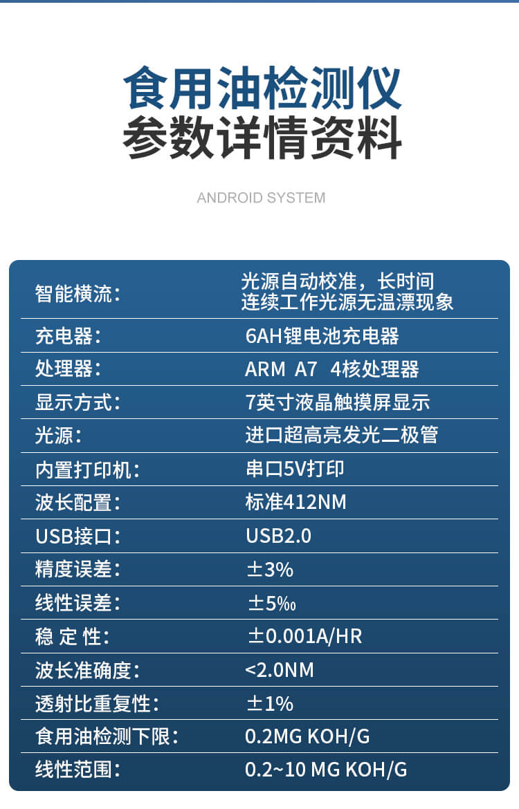 油脂酸價檢測儀