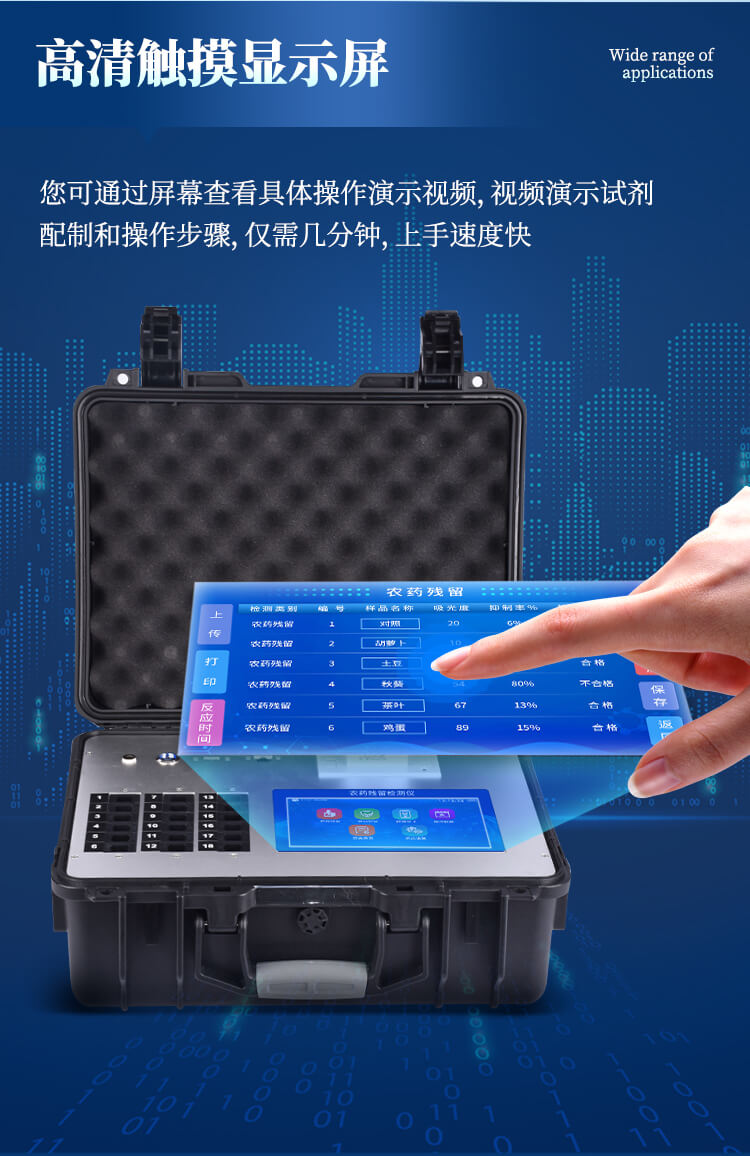 便攜式農(nóng)藥殘留檢測儀