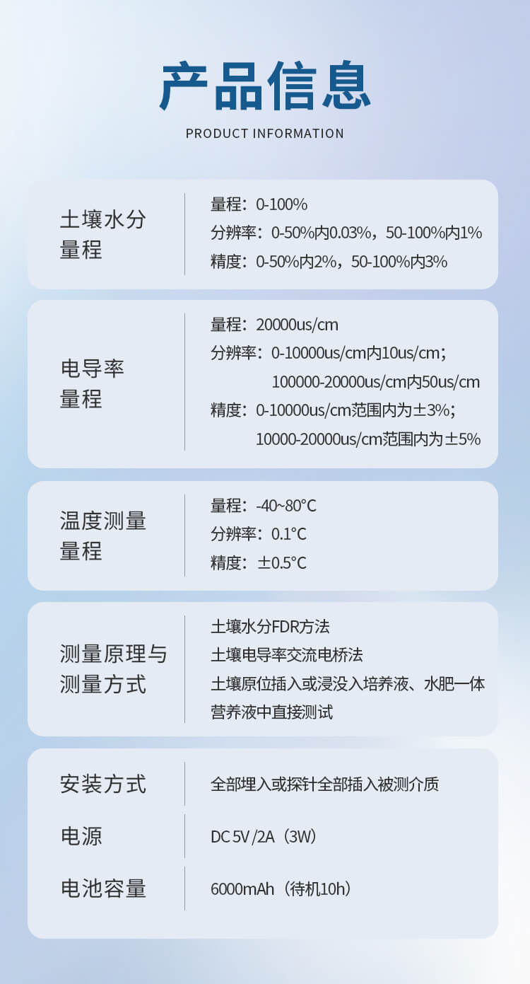 土壤溫濕度檢測(cè)儀
