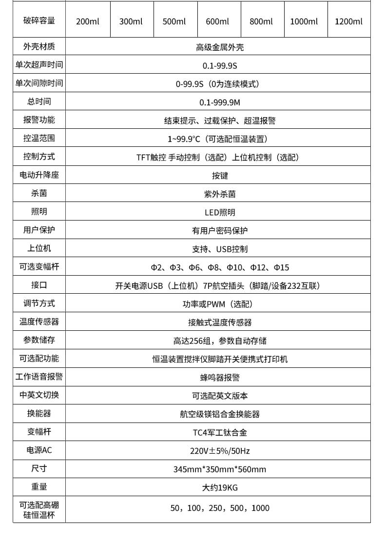 分體式超聲細胞破碎儀